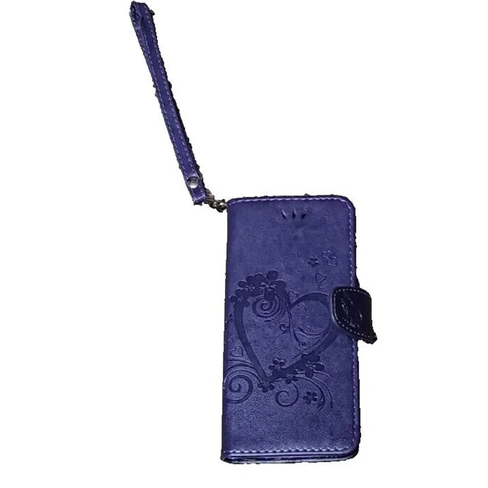 Samsung S8 Cellphone Wallet Case With Purple Heart NIP
